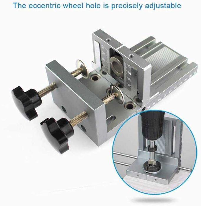 SZABLON 3w1 do mimośrodów, kołków + BONUS