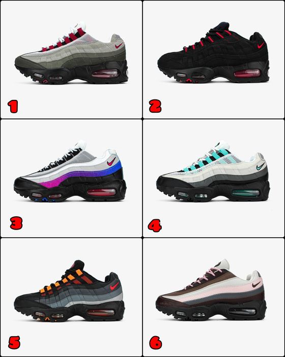 ВСІ КОЛЬОРИ‼️ Кросівки Nike Air Max 95 x Corteiz / 36-46, ПРЕМІУМ