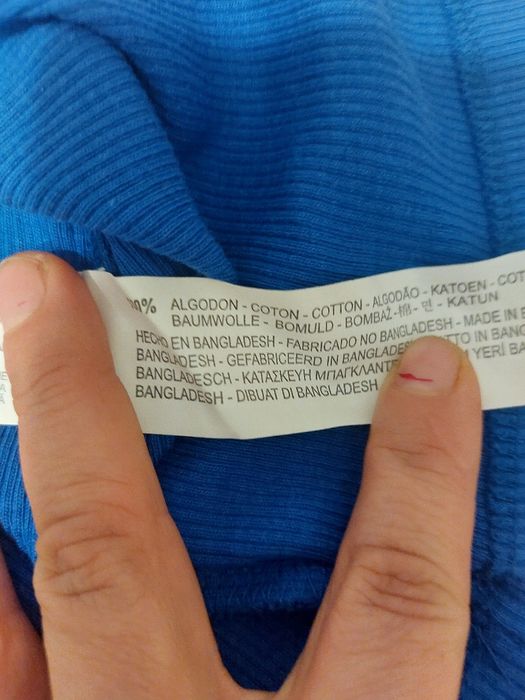 Nowa Koszulka na ramiączkach kobaltowa niebieska  Bershka M 38