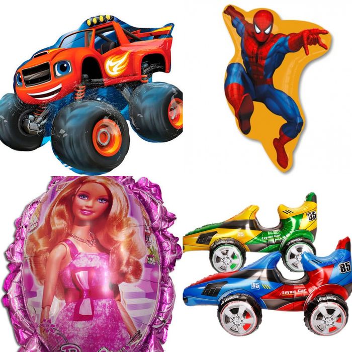 Воздушные шары холодное сердце единорог барби вспыш микки маус фотозо