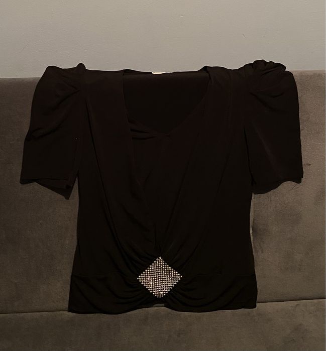 Bluzka czarna r. XS/S jak nowa