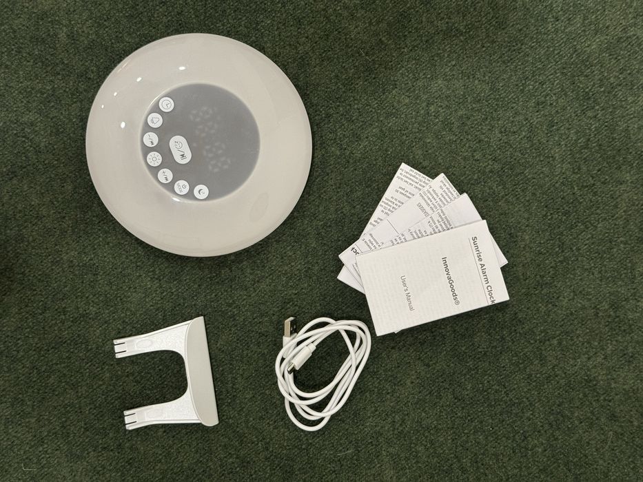 Sunrise Alarm Clock and Speaker, InnovaGoods64552458726531121