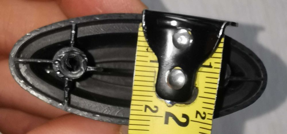 Stópki do walizki 5,5x2cm, nóżki bagażowe, czarne - 4 szt