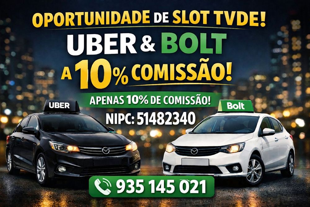 Slot tvde (Uber & Bolt)
