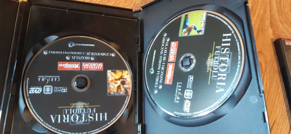 3 dvd historie futbolu plus gratis zestaw