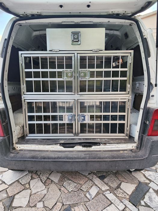 Transportadora para cães em Inox