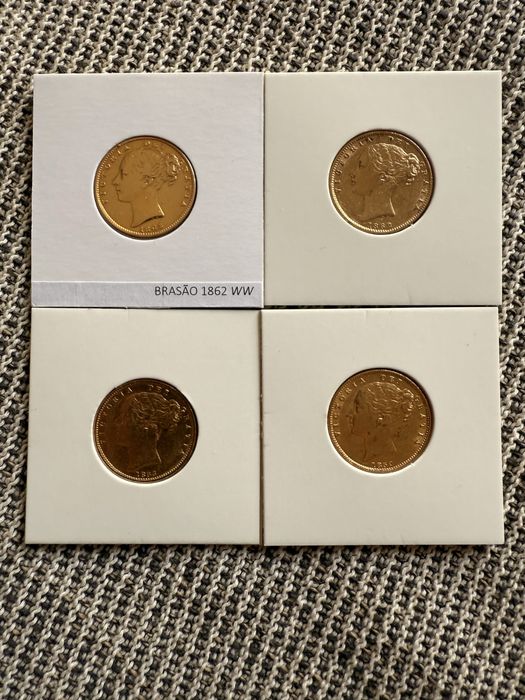 Moeda de Ouro Libra Brasão