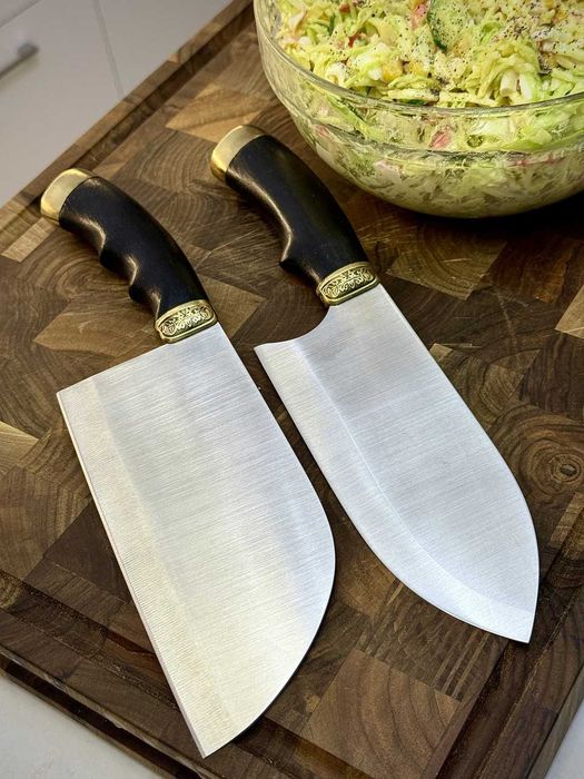 Набір кухонних тяпок KN188 сталь 65Х13 Комплект тяпок кухонных