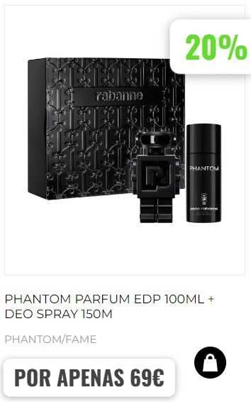 PACO RABANNE PHANTOM PARFUM EDP 100ML + DEO SPRAY 150M