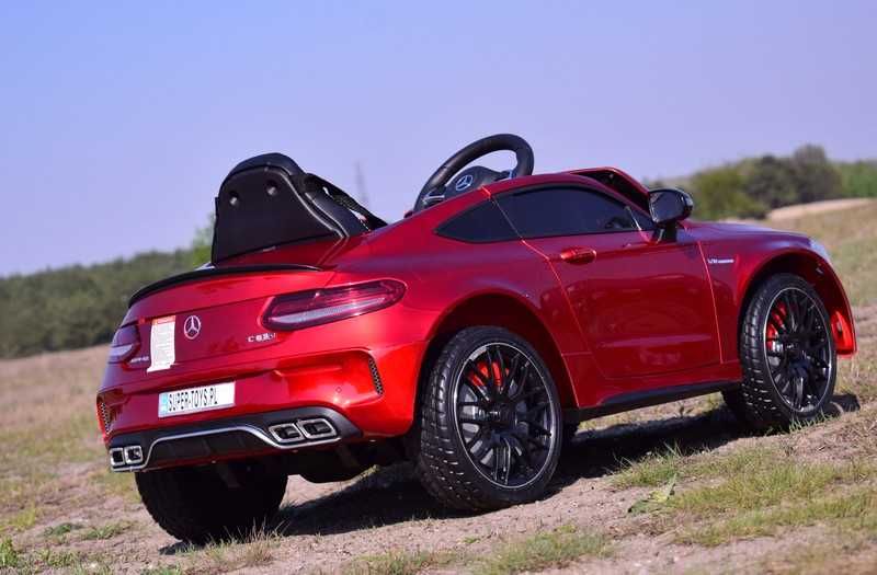 BAWIBUS.PL Auto samochód na akumulator MERCEDES C63 Cabrio dla dzieci