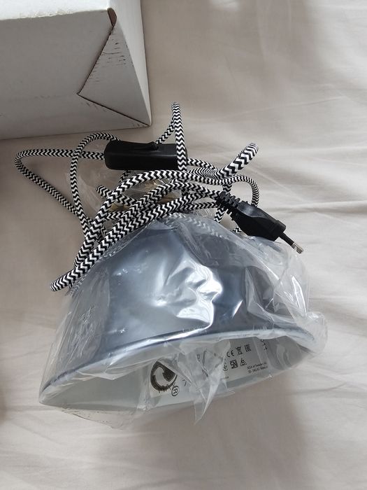 Lampka ścienna Ikea Ranarp czarna loft