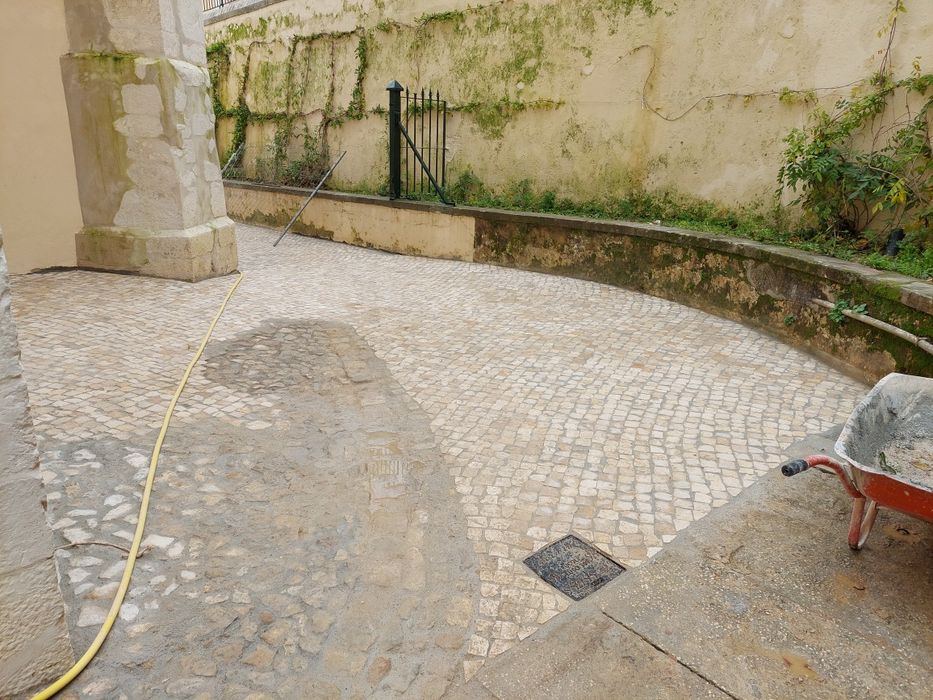 Calcada   pave    lancil