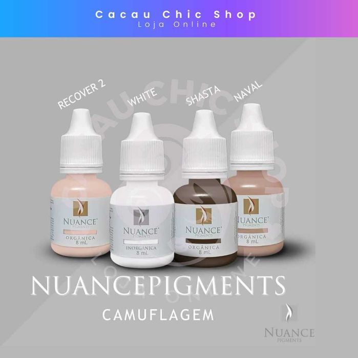 Kit Nuance 5 Pigmentos Paramédica / Micropigmentação Microblading