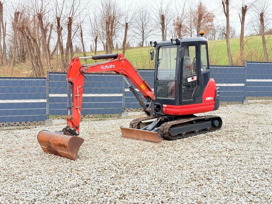 Kubota * Sprowadzona * Minikoparka * Kubota KX61-3 * 2.6 Ton *  Koparka 2.7