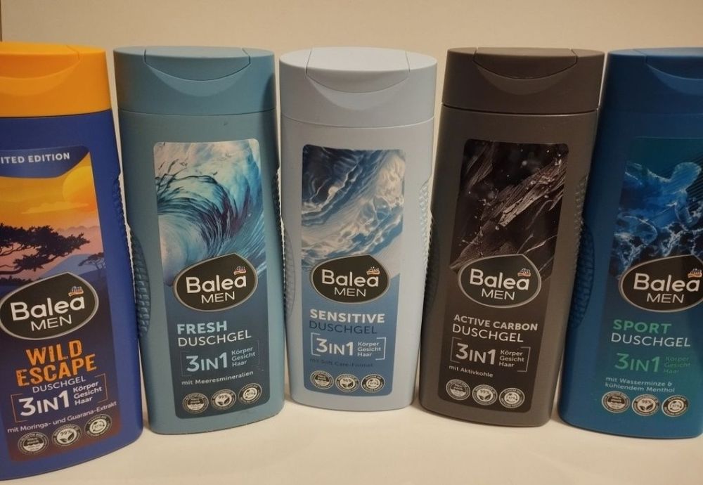 5 żeli balea MEN