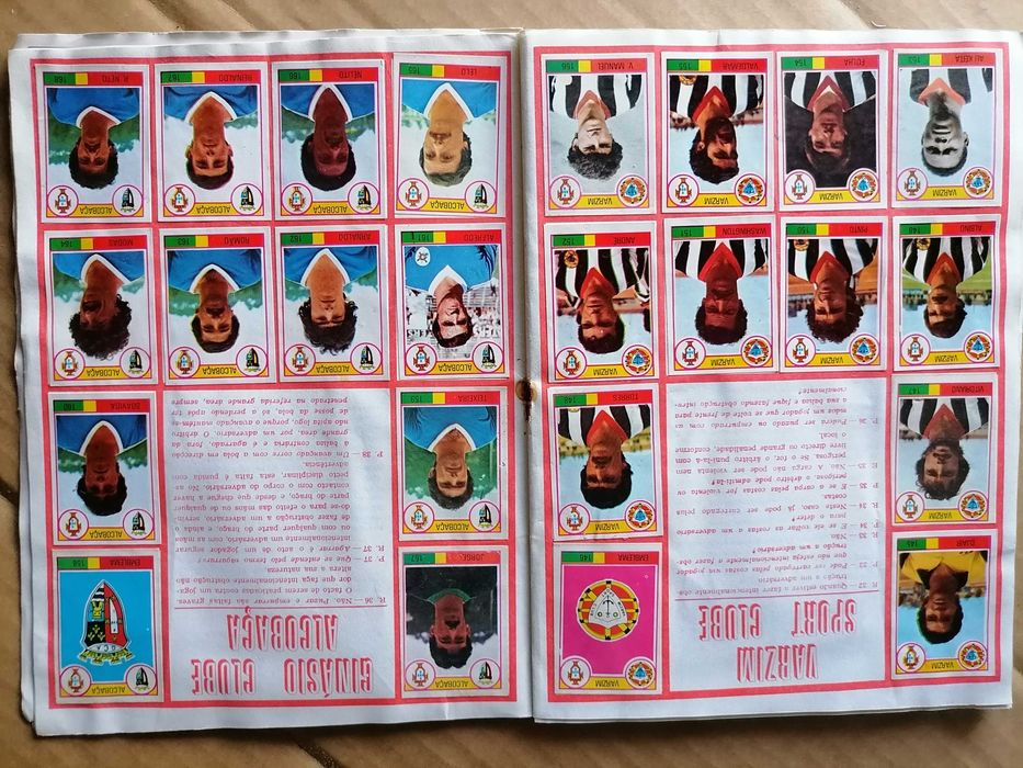 Caderneta Cromos Nacional de FUTEBOL 82/83 COMPLETA Mabilgráfica