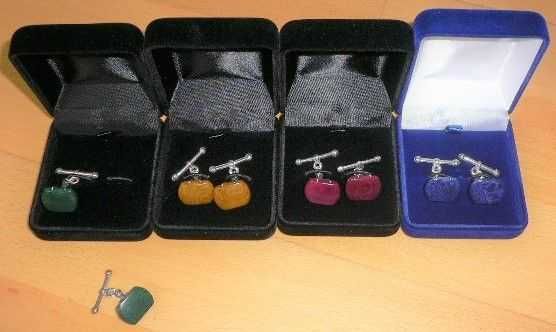 Botões de Punho em  Marfim Vegetal - várias cores (10€ cada)