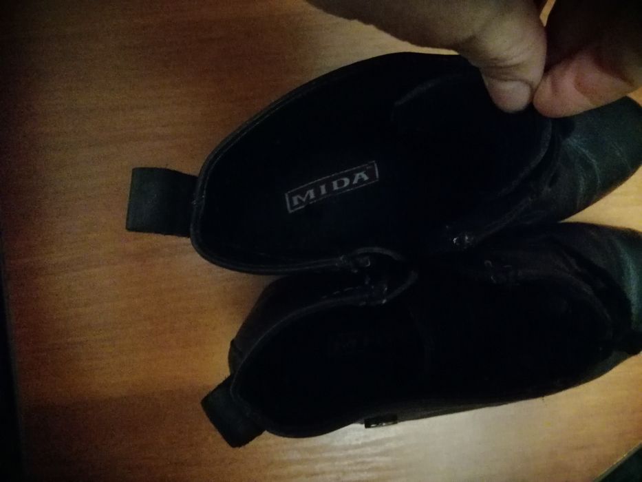 Черевики шкіряні