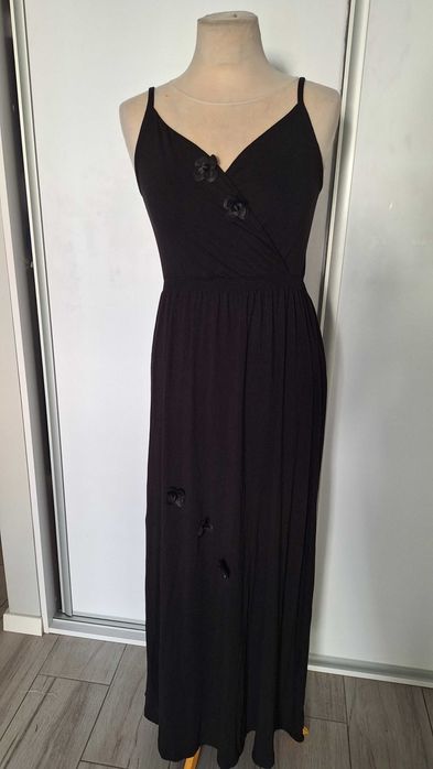 elegancka długa sukienka w roz 38/40