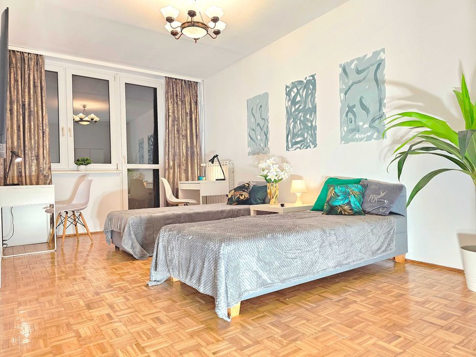 Pokój 2 osobowy 3 pokojowym mieszkaniu Wola Anielewicza