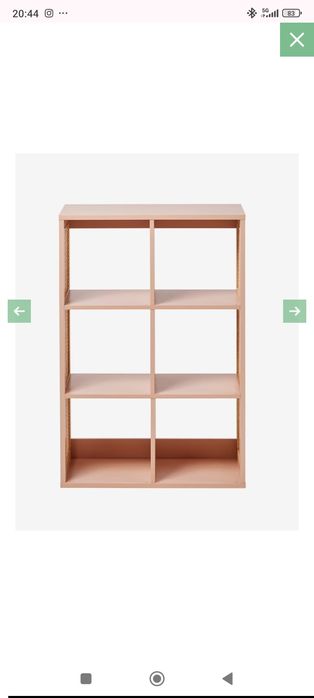 2 estantes + 2 caixas Vertbaudet PREÇO POR CONJUNTO