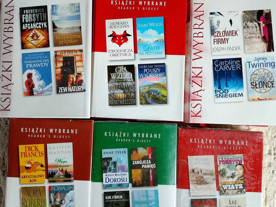 Książki wybrane Readers Digest poleca Zestaw 8 sztuk