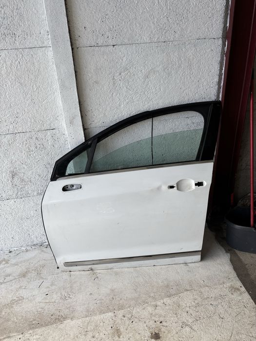 Drzwi lewy przód citroen c5 x7 ewpb  białe przednie lewe kompletne