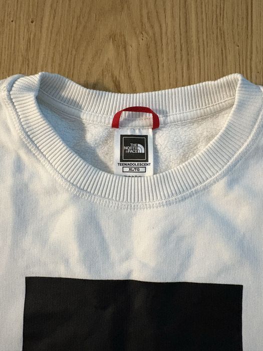 Biała bluza chłopięca The North Face, 164cm