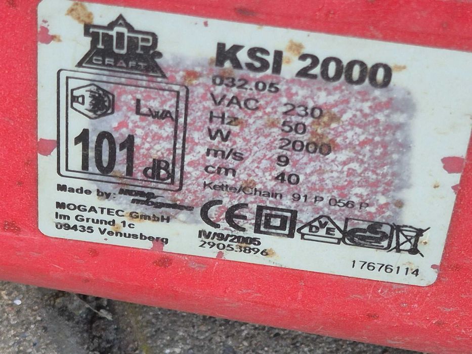 Piła  elektryczna Top Craft, model KSI 2000.