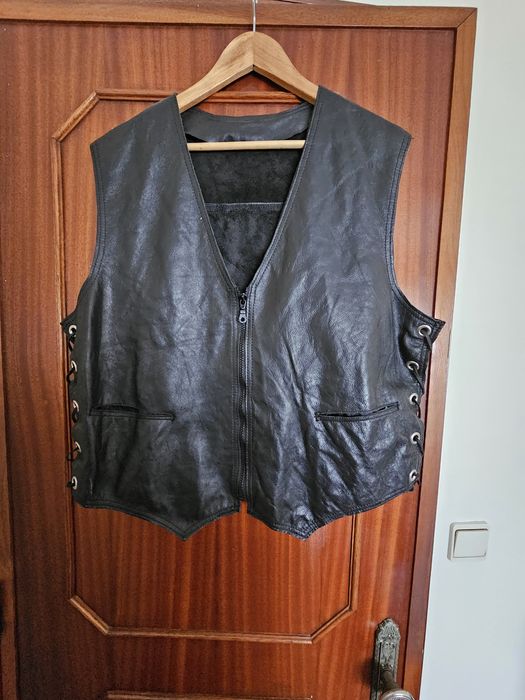 Colete motard pele