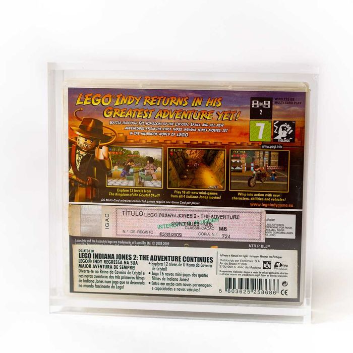 Caixas em acrilico para jogos Nintendo DS