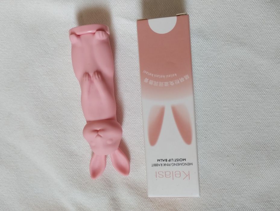 Szminka-zajączek w kolorze różowym