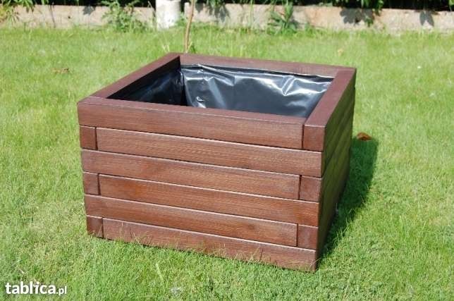 Donice drewniane na wymiar, doniczki drewniane, skrzynie drewniane