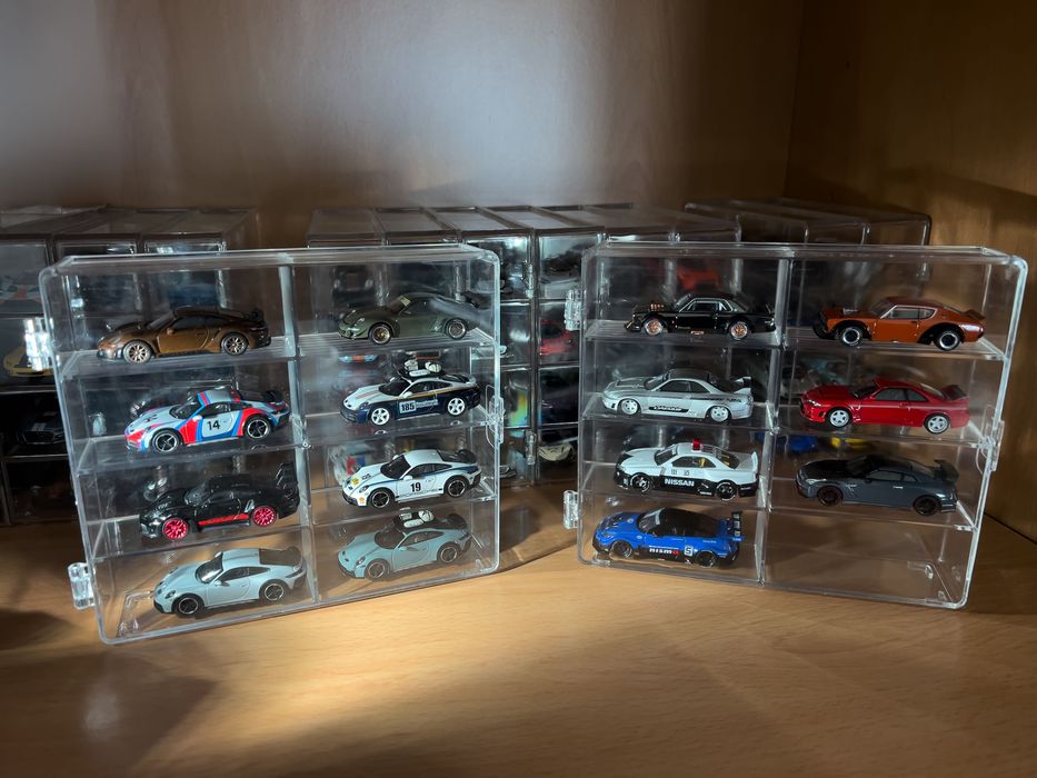Caixas em acrilico para coleção Mini GT Kaido Pop Race Hotwheels 1/64