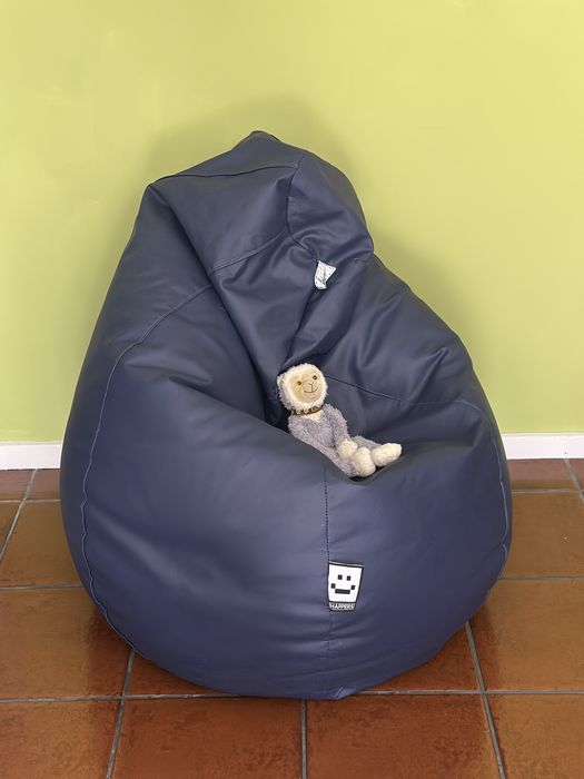 Puff XXL em pele sintética