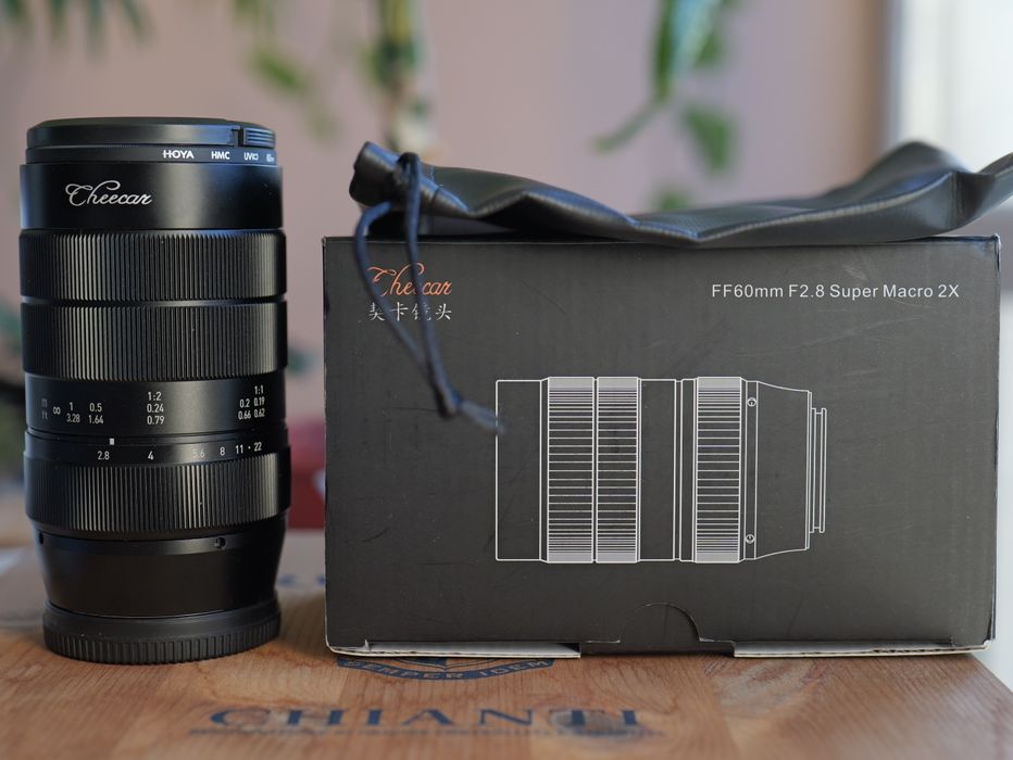 Макро на l mount объектив  Cheecar 60mm Макро 2х  [Full frame]