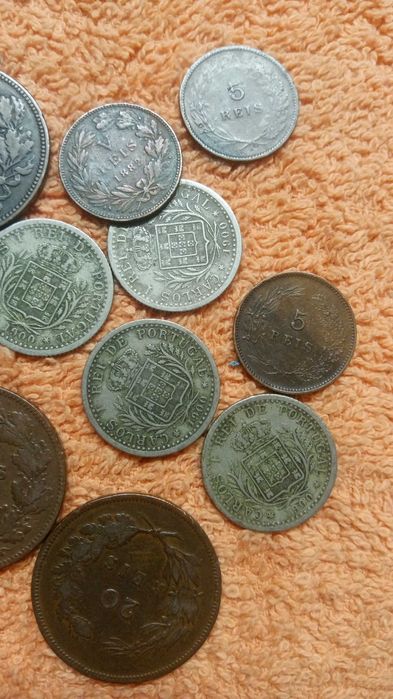 Moedas de reis antigas
