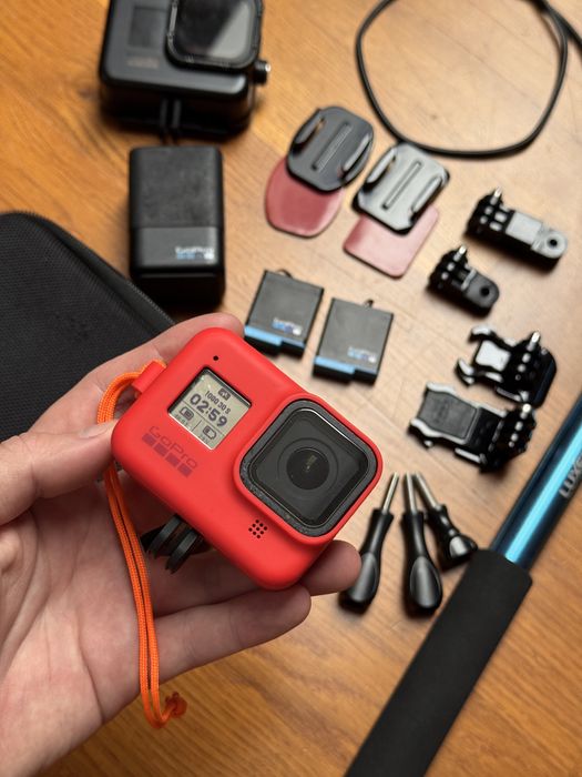 Gopro Hero 8 Black Baterie Ładowarka Akcesoria