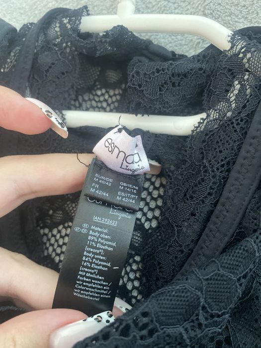 Body koronkowe czarne,Esmara