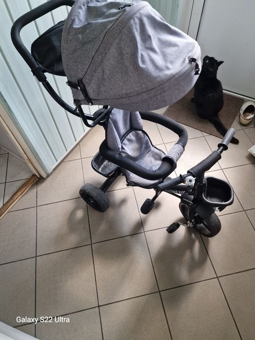 Rowerek trójkołowy pchacz wózek