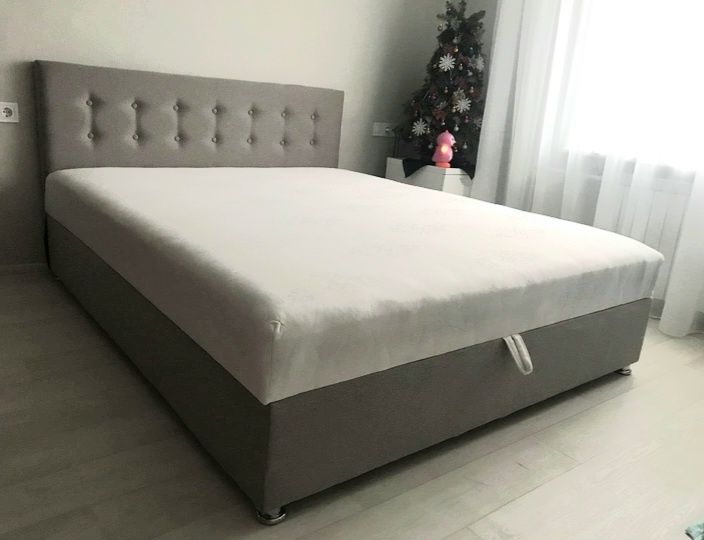 Акция!Комплект Мягкая  двуспальная  кровать с матрасом 160х200 Одесса!