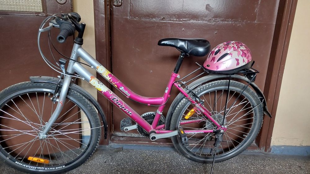 Rower dziewczęcy + kask gratis