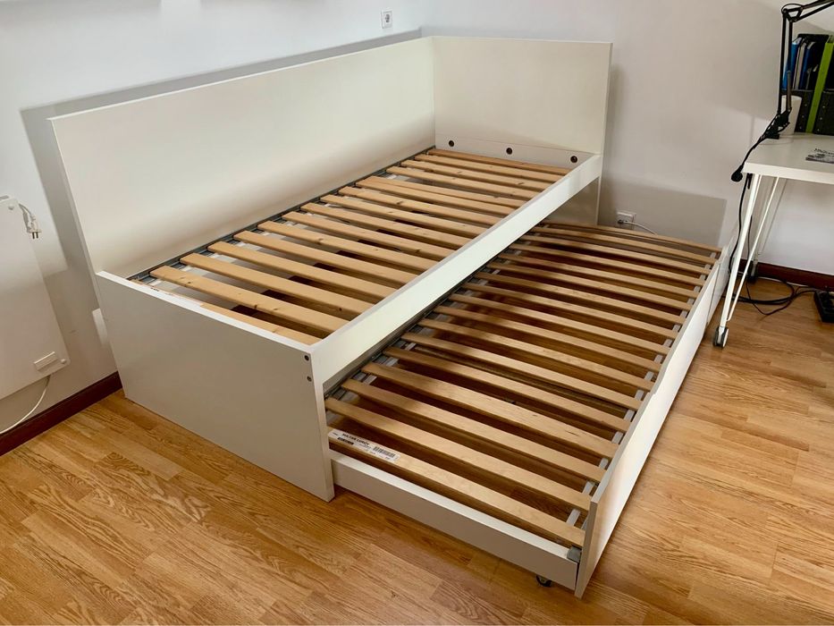 Cama de solteiro  IKEA FLAXA - com dupla cama - 90x200cm
