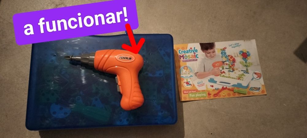 Brinquedos com nenhum ou pouco uso