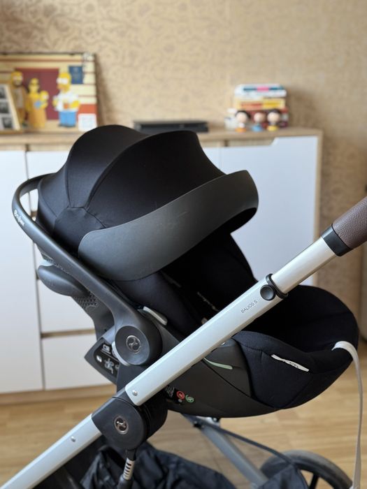 Автолюлька автокрісло Cybex cloud G 0+ адаптери balios s lux