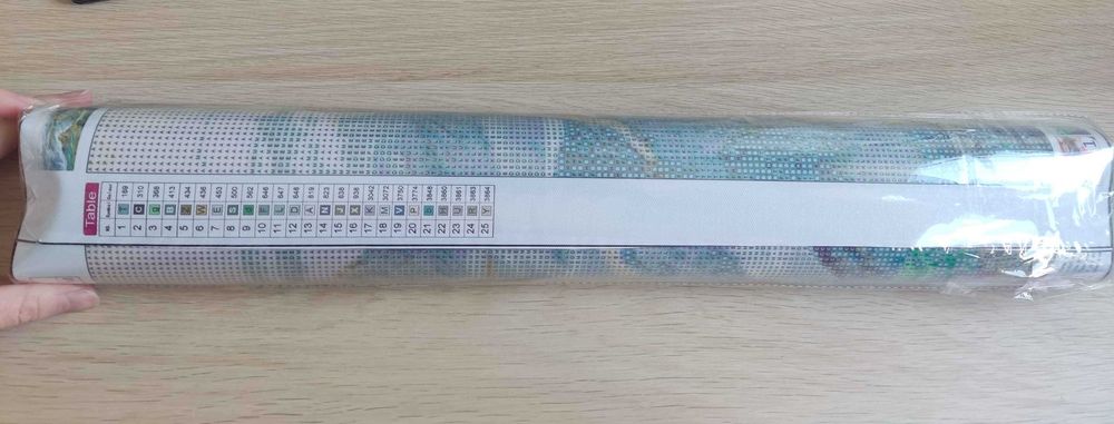 Diamond painting, haft diamentowy, Wielki Mur, 100x50cm, round drills, zestaw nowy