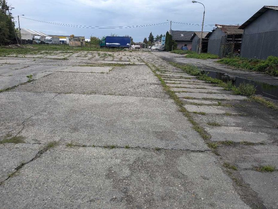 F-VAT teren ogrodzony/plac. Parking?Skład?Namiot?Garaż?Magazyn?Sprawdz