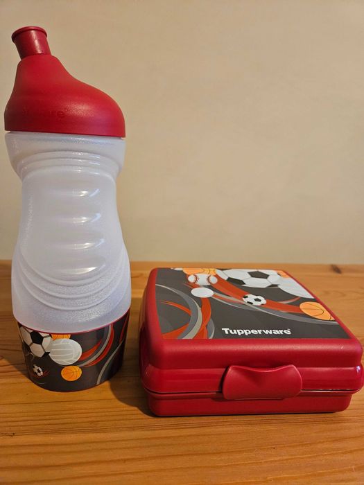 Zestaw dla chłopca bidon i śniadaniówka