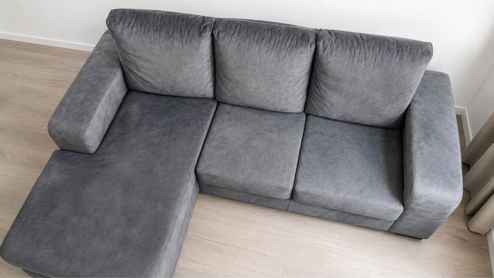 Sofá 3 lugares e chaiselongue