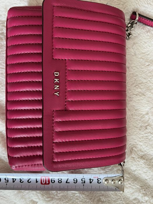 Torebka DKNY oryginalna skórzana na ramię